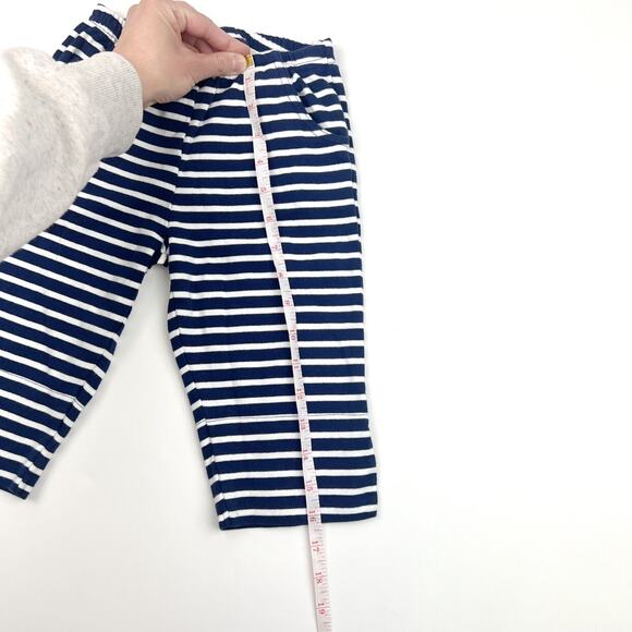JoJo Maman Bebe Navy Striped Cropped Pants - Picture 6 of 6
